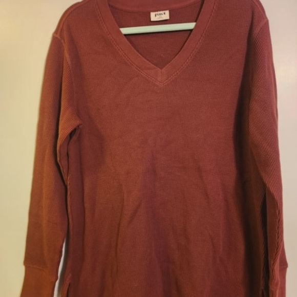 Pact Women's V-Neck Sweater in Rich Brown - Picture 2 of 8